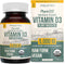 Organic Vitamin D3 5,000 IU - 100% Whole Food & Plant-Based Cholecalciferol Form, 100% Vegan Vitamin D - Enhanced with Prebiotic & Superfood Compl...