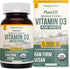 Organic Vitamin D3 5,000 IU - 100% Whole Food & Plant-Based Cholecalciferol Form, 100% Vegan Vitamin D - Enhanced with Prebiotic & Superfood Compl...
