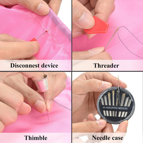 Marcoon Sewing KIT, DIY Sewing Supplies with Sewing Accessories, Portable Mini Sewing Kit for Beginner, Traveller and Emergency Clothing Fixes, wi...