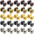 YORANYO 75 Sets 8MM Round Head Button Stud for Leather Chicago Screws Spikes and Stud Leather Rivets Screws Button Rivets for Repair and Decorate ...