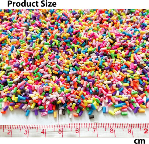 EHOPE 50G Fake Sprinkles Polymer Sprinkles Resin Sprinkles Clay Sprinkles for Resin Nail Art Slices Fake Candy Sprinkles for Nail Art DIY Crafts C...