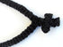 Handmade Blessed Christian Orthodox Komboskoini Prayer Rope 100 Knots Wool Pentant Black 2...