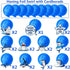 Censen 30 Pieces Shark Hanging Swirls Decorations Shark Party Supplies Ocean Sea Foil Swirls Hanging Ceiling Decoration for Sea Theme Baby Shower ...