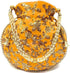 Women Potli Bag Gota Patti Work Embroidered Golden work Handbag Silk Purse Party wedding Clutch Gifting Pearls...
