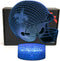Helmet Shape Optical Illusion Smart 7 Colors Night Light Table Lamp Gifts for Saint, Men, Women, Kids, Boys, Teens...
