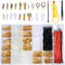 2.8/4.8/6.3mm Female Male Spade Crimp Connectors Electrical Lugs Terminal Insulating Wire Quick Splice Assortment Kit Wound Plug Crimping Spring I...