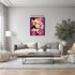 Posterizer 1 pcs-vintage women pink and purple collage-Retro Art-Abstract & Modern Art-Gift for Art Lovers- UNFRAMED Wall Art...