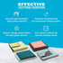 E-Cloth 6-pc Home Cleaning Essentials, Contains Multiple Microfiber Cleaning Cloths for a Streak-free Clean Glass, Window, Kitchen, Dust, Granite,...