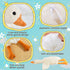 Heionia Goose Stuffed Animal 19.7'' Goose Plush Toy White Stuffed Goose Soft Plushie Sleeping Hugging Pillows 1Pcs...