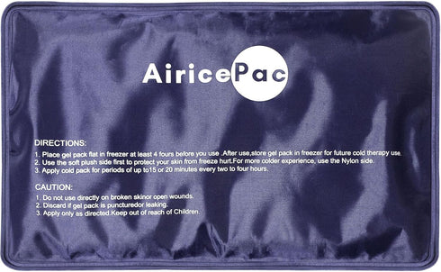 Ice Packs for Injuries Reusable, Gel Cold Pack for Knee Neck Shoulder Ankle Elbow Hip Back Pain Relief, Cold Compress Therapy for Swelling, Bruise...