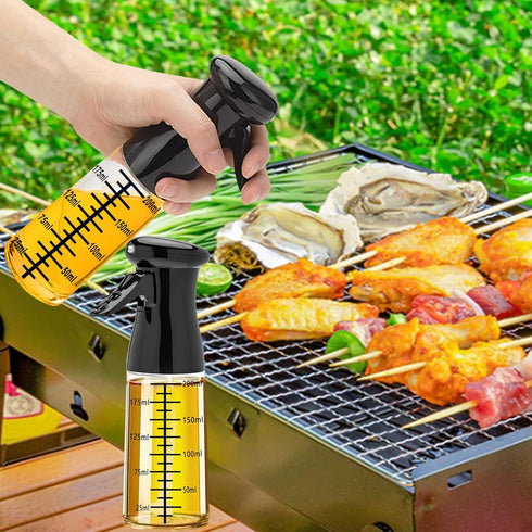 Olive Oil Sprayer for Cooking, 200ml Glass Oil Sprayer Mister, Olive Oil Spray Bottle, Refillable Food Grade Oil Vinegar Spritzer Sprayer Bottles ...