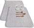 2 Pack Microfiber Dish Drying Mat,24*17 inch Absorbent Dish Drainer Kitchen Counter,Large Size Dish Drying Pad for Countertops,Sinks,Draining Rack...