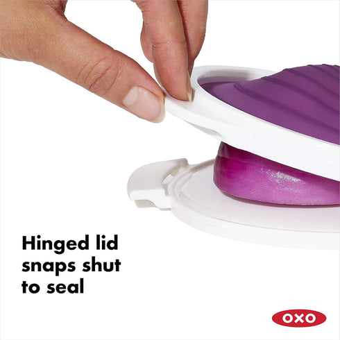 OXO Good Grips Cut & Keep Reusable Silicone Onion Saver...