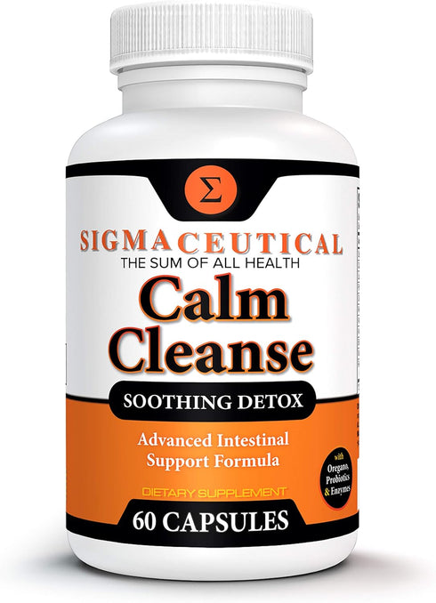 Calm Cleanse Detox Support - Oral Overgrowth Treatment for Adults - Non-GMO Oral Detox Medicine and White Tongue Treatment – Mouth Overgrowth Trea...