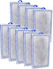 9 Count Assembled Medium Filter Cartridges Compatible with Tetra Whisper Bio-Bag Filters 10i PF10 Reptofilter 90 GPH Medium Replacement Filter Car...
