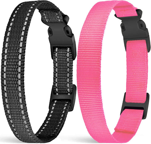 Bark Collar Extra Strap by Naturepets Replacement Strap Nylon Belt for All Vibrating and Static Shock Anti Bark Training Collars for Dogs (Replace...