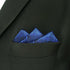 S&W SHLAX&WING Ties for Men Silk Neckties Extra Long Cobalt Blue Plaid Matching Bow-tie with Pocket Square...