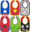 Marvel Avengers Hulk Spider Man Thor Iron Man Captain America 6 Pack Bibs One Size...