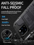 Unitedtime for iPhone 14 Pro Max Case Waterproof with Built-in Screen Protector Full Body Rugged Hard Silicone, Military Grade Shockproof Dustproo...