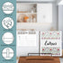 Samsill Recipe Binder Full Page 8.5 x 11 Kit, 1 Inch D-Ring, Floral Tile Design...