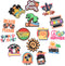 Smile Face Shoe Charms Kids Boys Girls Colorful Flower Shoes Accessories for Birthday Gifts...