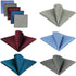 SHLAX&WING 5 Pieces Assorted Mens Silk Pocket Square Handkerchiefs Set 09...