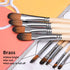 Artist Filbert Paint Brushes Set,9 Pcs Professional Painting Kits with Long Handle Soft Nylon Hair Filbert Brushes for Acrylic Oil Watercolor Goua...