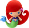 Disney The Little Mermaid - Ariel 3D Magnet Character Magnet,Multi-colored,3"...