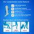 Dr. Motion 4 Pairs Men's Athletic Traveler Graduated Compression Knee High Socks...