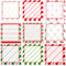 9 Pieces Christmas Candy Sticky Notes 3x3 Inch Cute Christmas Candy Note Pads Adesive Winter Candy Memo Notes for School Office Home Supplies Stud...
