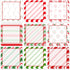9 Pieces Christmas Candy Sticky Notes 3x3 Inch Cute Christmas Candy Note Pads Adesive Winter Candy Memo Notes for School Office Home Supplies Stud...