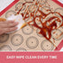 STATINT Silicone baking Mat, Non-Stick Food Safe Set of 2 Half Sheet Reusable Heat Resistant Liner for Macarons, Cookies, Pastries, Bread, Meat,16...