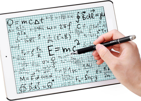 Stylus Pen, 2 in 1 Fine Point and Mesh Tip Stylus for Touch Screen, Compatible for Tablet and Cellphone (1Pc, Black)...