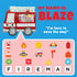 BIZYBOO - The Original Seek & Find Plush - Hidden Object Search Problem Solving Educational Matching Game for Kids 2 and Up - 2 Pack (Crumbs & Bla...