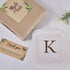 I'm Solid Wood Personalized Initial Letter Jewelry Display Tray Decorative Trinket Dish Gifts For Rings Earrings Necklaces Bracelet Watch Holder (...