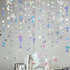 40 Ft Iridescent Mermaid Garland with Jellyfish Seashell Starfish Pearl Holographic Paper Streamer for Little Mermaid Rainbow Theme Birthday Bache...