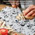 Cut N' Funnel Terrazzo Designer Flexible Plastic Cutting Board Mat 15" x 11.5", Made in the USA, Decorative, Flexible, Easy to Clean...