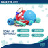 Small Rubber Dental Ball Dog Toy for Chewing, Best Dog Toy for Fetch, Chew Toy for Puppies & Adult Dogs, Dog Toy for Medium & Large Dogs with Rubb...
