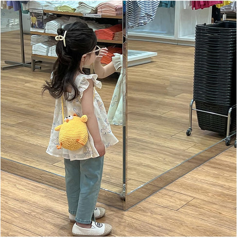 Cute Coin Purse,Chicken Purse,Kawaii Purse,Crossbody Women's Coin Purses and Pouches,Suitability Animal Purses for Little Girls Mini Backpack Keyc...