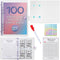 100 Envelopes Money Saving Challenge Binder,Budget Binder with Cash Envelopes and Pen,Expense Budget Sheet for Budgeting and Saving Money,Easy Way...