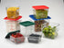 Carlisle FoodService Products Squares Square Food Storage Container with Stackable Design for Catering, Buffets, Restaurants, Plastic, 4 Quarts, W...