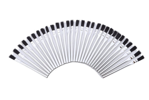 Acid/Flux Brush, Tin Ferrule, Soft Plastic Hair, 4.5 Inch Length, 5/16 Inch Width ?Pack of 30 Pieces)...