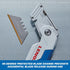 LENOX Utility Knife with 3 Bi-Metal Blades, Retractable, Foldable and Portable, Blade Storage (LXHT10601)...