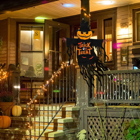 Halloween Garden Flag Outdoor Decorations for Outside Double-Sided Printed, Pumpkin Ghost Winter Yard Flags House Yard Seasonal Decoration 22 x 23...