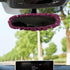 Bling Car Rearview Mirror, Elastic Plush Auto Rear View Mirror Protector, Car Rear View Mirror Elastic Band Car Rearview Mirror Cover for Women Fi...