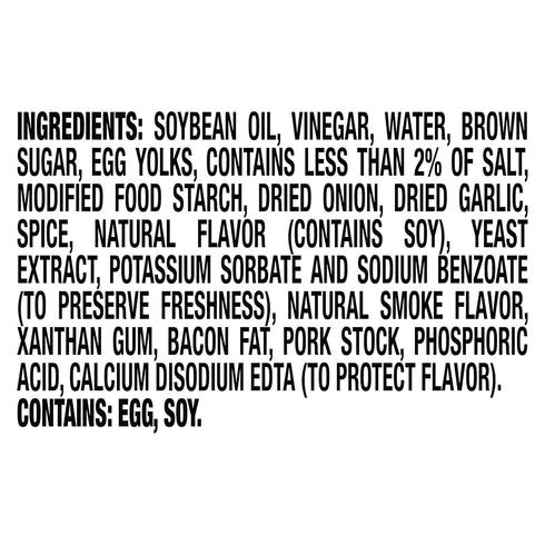 Kraft Smoky Hickory Bacon Flavored Aioli, 12 oz Bottle...