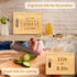 Nana's Kitchen Custom-Engraved Bamboo Cutting Board – A Personalized and Unique Mother’s Day or Christmas Gift for Grandma from Granddaughter or G...