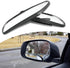 2 PCS Car Rearview Mirror Blind Spot Mirror, 5.23" x 1.18" ABS Shell Adjustable Convex Reversing Auxiliary Mirror, 3M Adhesive Backing for Easy In...