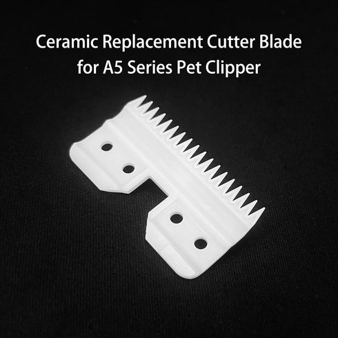 4pcs Oster Fast Feed Clipper Ceramic Blade - Pet Dog Cat Grooming Clipper Replacement Blades, for A5 Trimmer Series, for Andis 18 Teeth Detachable...