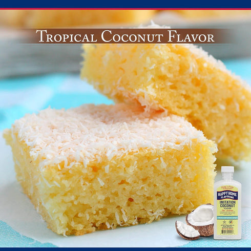 Happy Home Imitation Coconut Flavoring, Non-Alcoholic, Certified Kosher, 7 oz...